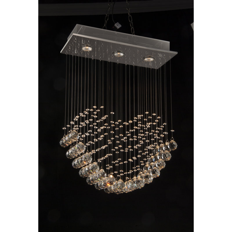 Samuels 3 - Light Crystal Chandelier