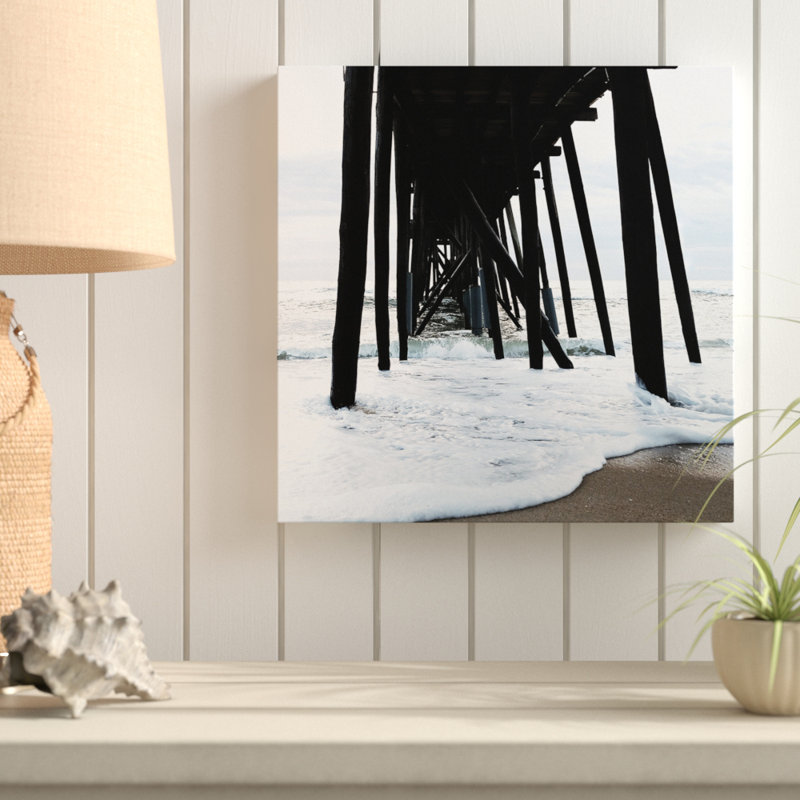 Belmar Pier II - photographie, H 40 po x l 40 po x P 1,5 po, Toile tendue