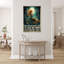 «Mermaid And Into The Ocean», reproduction d'art graphique sur toile tendue 1 pièce-1820049057