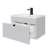 Loft Collection 24" Wall Mount Modern Bathroom Vanity - Canadian Grey / Black Handles-259460596-259460584