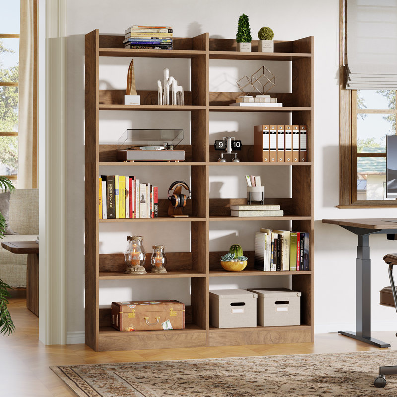 6-Tier Bookshelf, 71 Inches Tall Freestanding Bookcase, 70.8" H x 31.5" W x 11.81" D