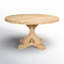 Oleski Round Solid Wood Dining Table