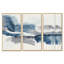 «Through The Sapphire Blue Clouds I», reproduction sur toile 3 pièces-941287881-987815445