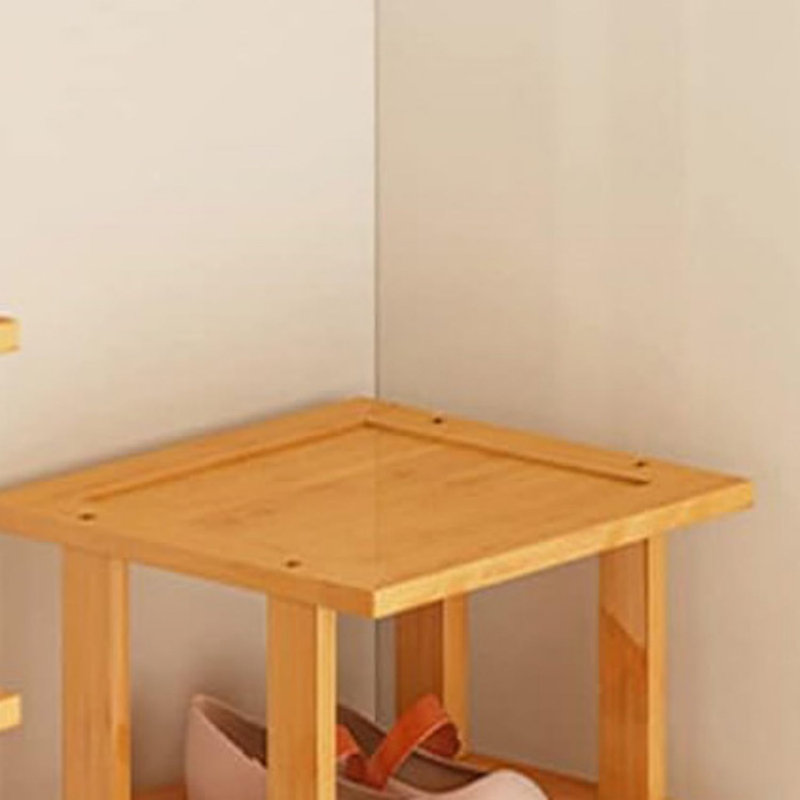 Rebrilliant Bamboo Shoe Rack - Vertical Shoe Rack For Small Spaces ...