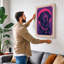 Dignified Halo Retro - Wrapped Canvas-1873301696-1873301701