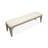 Extendable Rectangular Dining Table With 2 Benches-822970085