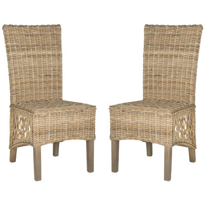 Chaise d'appoint en rotin Daviston