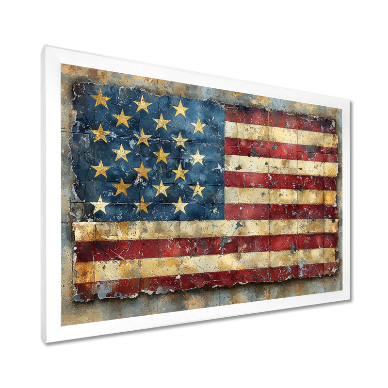 Kynslei - États-Unis, art mural large, Reproduction d'une seule photo avec cadre, H 12 po x l 20 po, Blanc