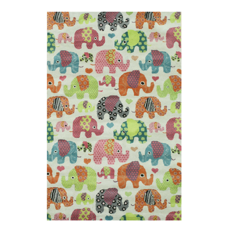 Tapis ivoire en laine touffeté à la main Ulster