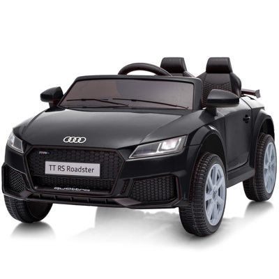 Officially Licensed Audi 6V Ride On Car for Toddlers, Electric Toy Car with Parent Remote & Bluetooth Music,Black