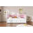 Twin XL To King Size Daybed With 2 Storage Drawers And Upholstered Backrest