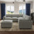 Corduroy Modular L - Shaped Sectional Sofa With Removable Ottoman-279045610