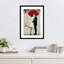 «Magical Rain» par Loui Jover, reproduction d'art encadrée sur bois-2056024366