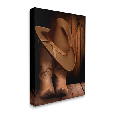 " Union Rustic Cowboy Boots And Hat " by Marcus Prime