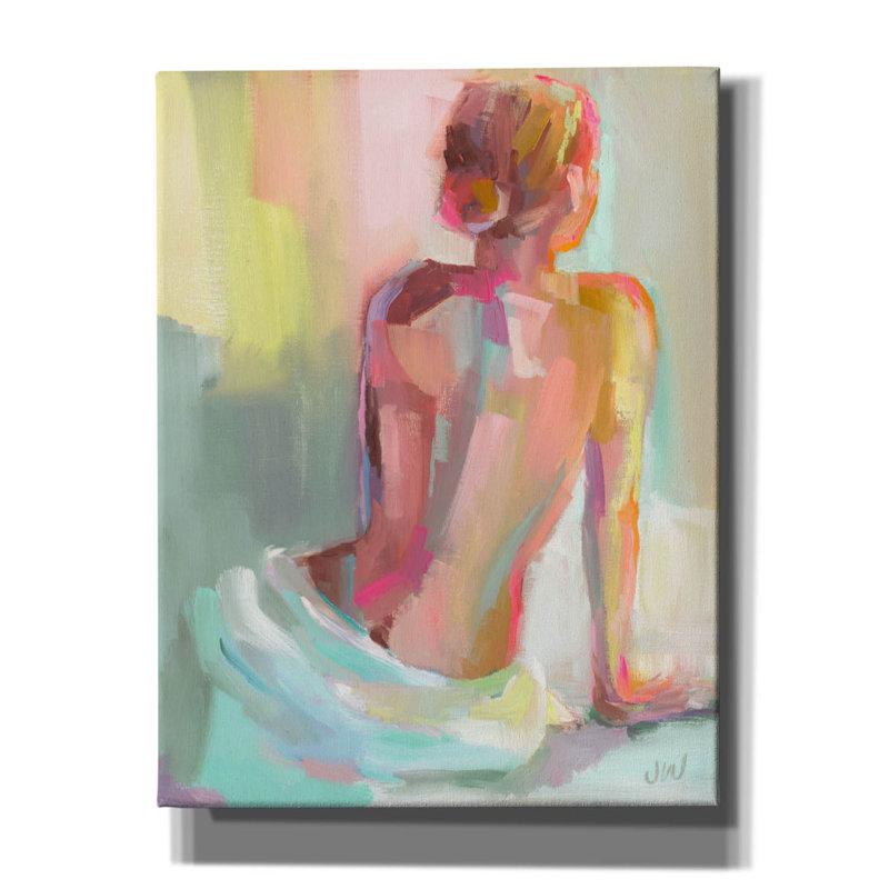 «Woman Posing» par Jenny Westenhofer, H 34 po x l 26 po x P 1,5 po