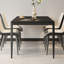 Ensemble de table de salle à manger et de chaises Pure Black Rock-106445326
