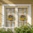 16 Inch Yellow Rose Wreath For Front Door