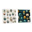Motif de robot pour enfants Betroom - Ensemble de 2 peintures murales en acrylique pour enfants-645947143