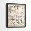 ABSTRACT Series CM - reproduction encadrée de qualité supérieure - prête à être accrochée - aucun clou requis-1825157393-1825157419