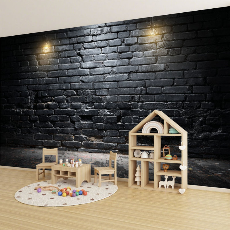 Papier peint auto-adhésif Bricks, L 96 po x l 69 po