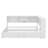 Full Size Metal Daybed With Trundle, Storage Cabinets And USB Ports-106649549