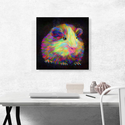 Cochon d'Inde rongeur - impression sur toile tendue