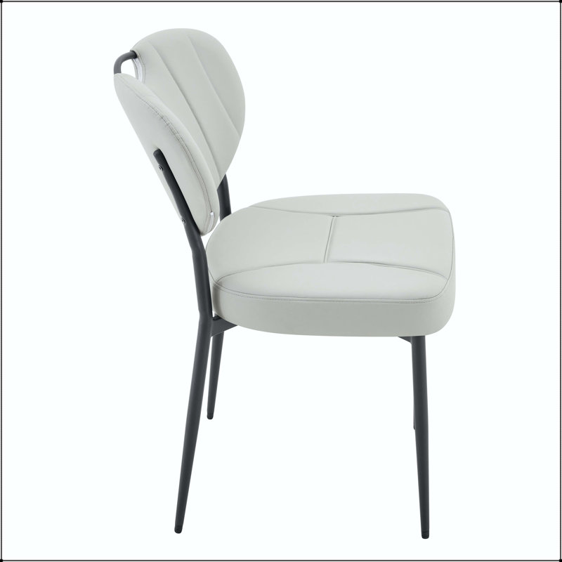 Chaise de salle à manger en cuir de qualité supérieure avec éponge à haute résilience - ensemble de 4, 4