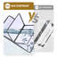 Paquet de 10 couvertures de menu pour restaurant WeChef 8,5 po x 11 po