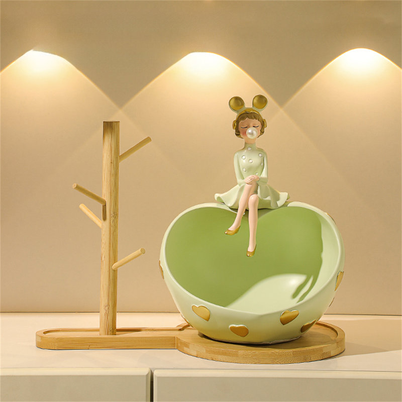 Key Storage Ornament, Green