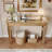 Vintage Mirror Console Table