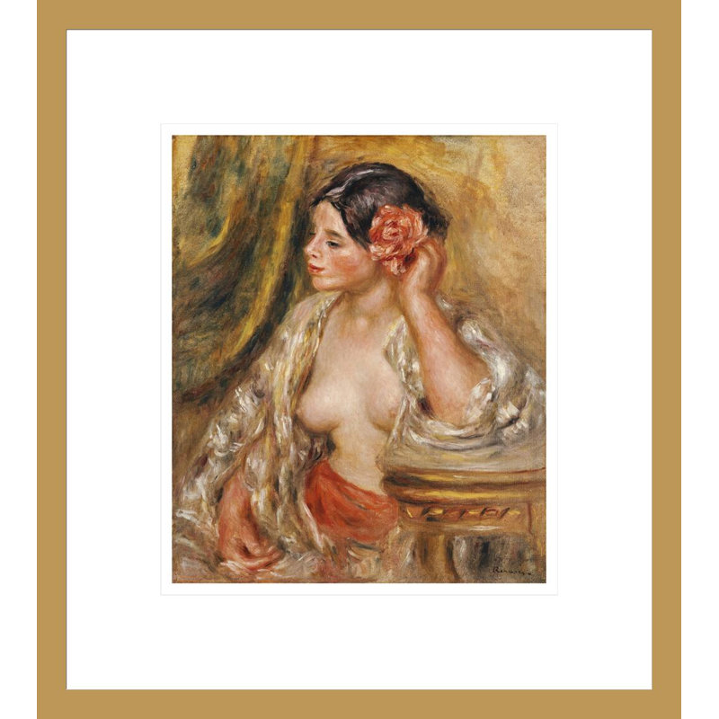 Pierre-Auguste Renoir - Estampe numérique encadrée, H 15,34 po x l 13,75 po