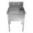 Pearlhaus 27'' L x 27'' W Brushed Stainless Steel Freestanding Service Sink