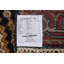 Tapis oriental géométrique Heriz Serapi noué à la main 3 x 6
