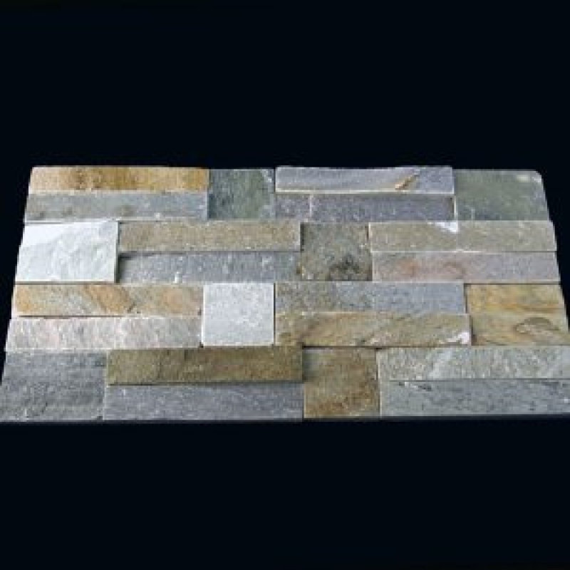 Quartzite Stacked Stone Mosaic Wall Tile