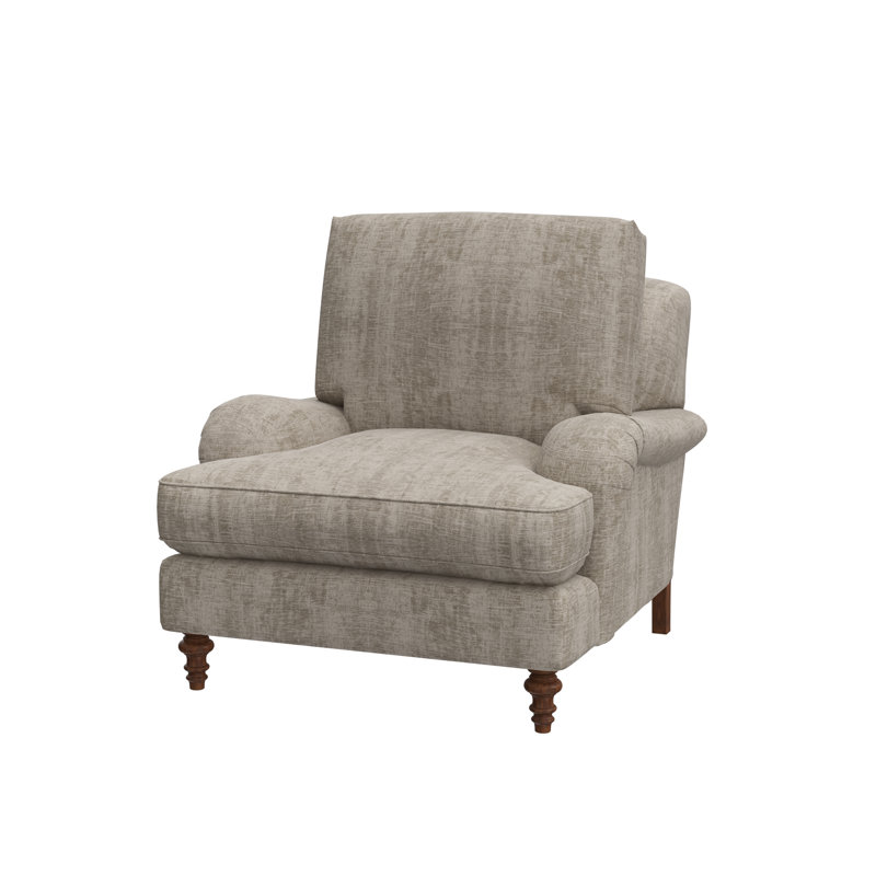 Fauteuil d'appoint Lotta, Churchill Driftwood (tissu performance) 6137-92, Expresso
