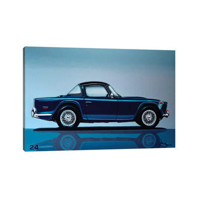 Triumph TR5 1968 by Paul Meijering - Wrapped Canvas Painting