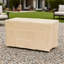 Foyer d'extérieur au propane 50000, béton rectangulaire de 42 pouces, avec flamme réglable et couvercle de réservoir de gaz caché, allumage par impulsion