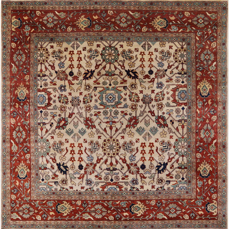 Oriental Indoor Rug, Square 6'