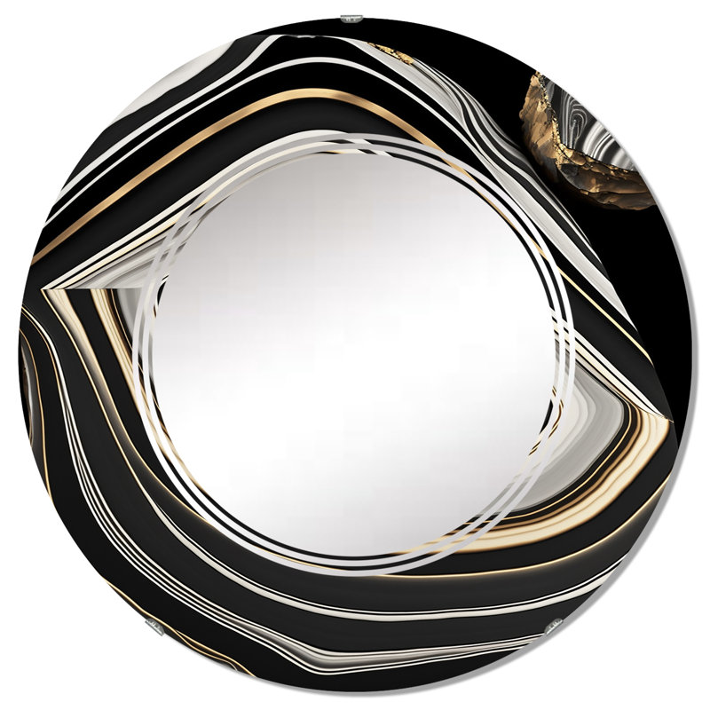 Zerrick Circle Wall Mirror, 32" x 32"
