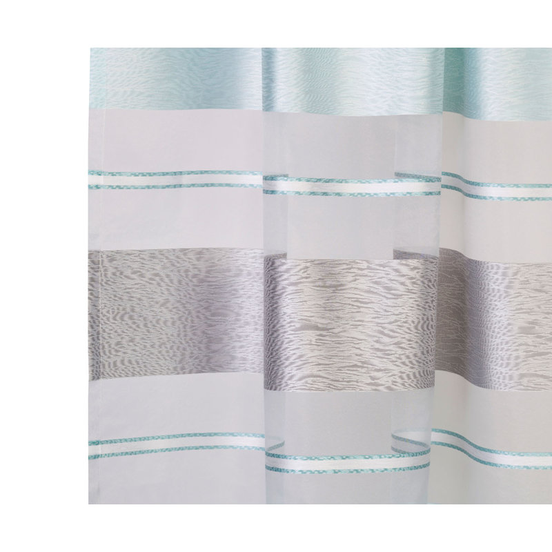 Sanostee Room Darkening Curtain, Blue/Grey