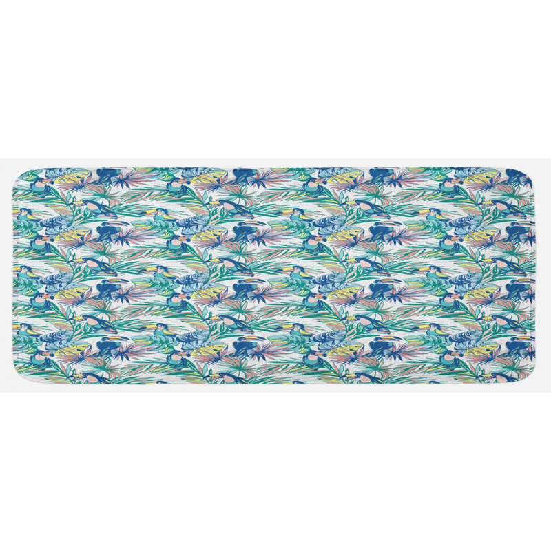 Tapis de cuisine tropical