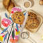 Stipple Petals Oven Mitt Cotton Twill