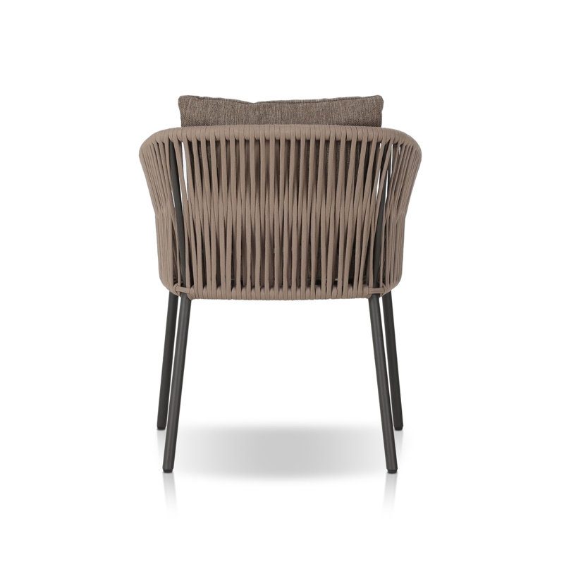 Porto Outdoor Dining Armchair, Bronze, Ellor Brown