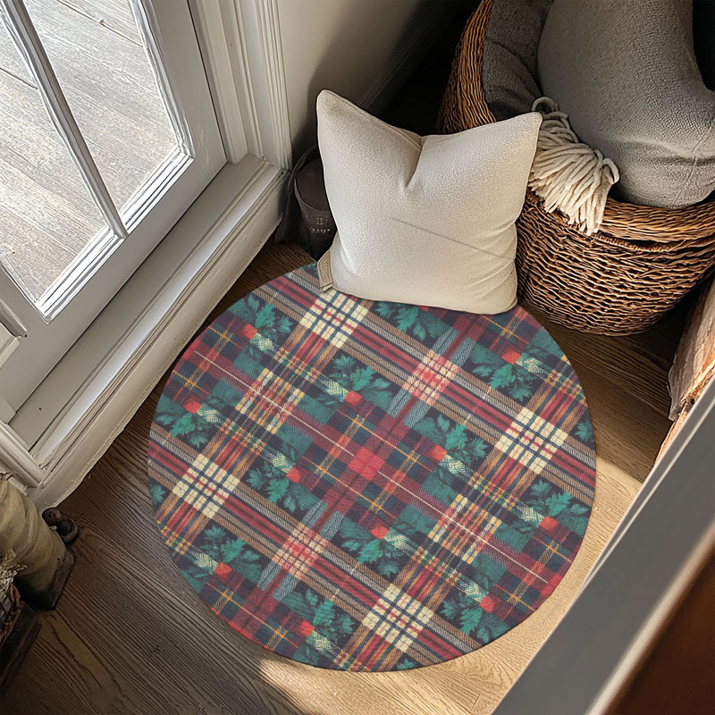 Tapis tressé Bold, Rond 5 pi