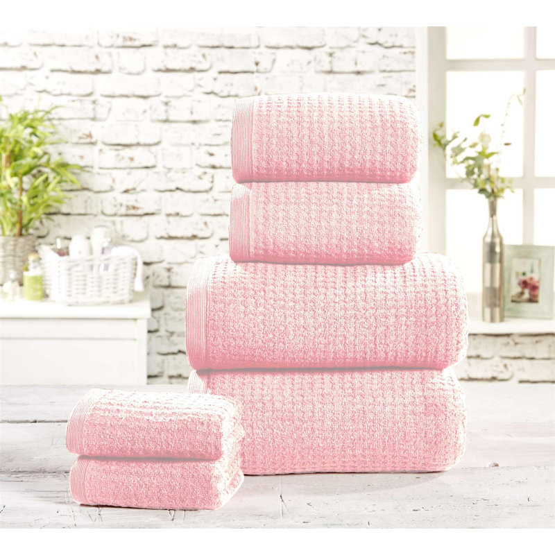 Asgari Bath Towel Bale, 6, Pink