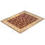 Tapis rouge noué à la main de conception unique 12 pi 2 po x 15 pi 3 po Depew