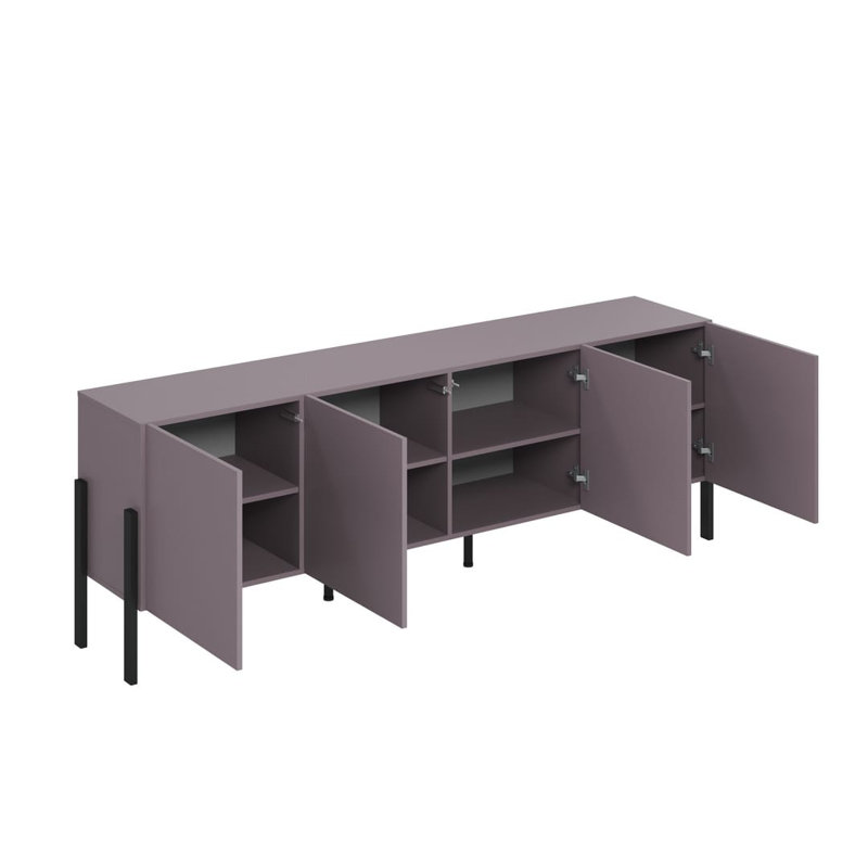 Burham TV Stand for TVs up to 75", Plum