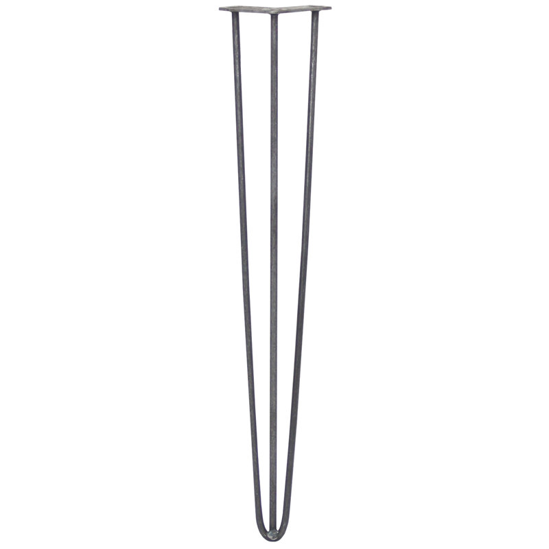 Styer Table Leg, Silver, 71cm H x 11cm W x 8cm D