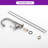 10.9"H Solid Brass Single-Handle Bathroom Sink Faucet-115323078