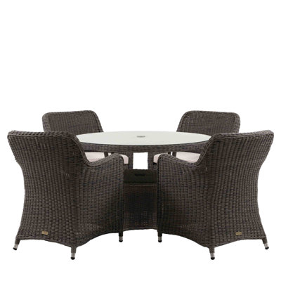 4 - Person Patio Dining Set Round Table